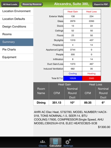 XactRate Heat Load Pro Online screenshot 3