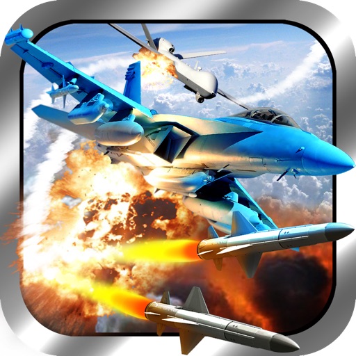 Air Drone Combat FREE - Military Jet Fighter Aircraft Battle Simulation Game icon