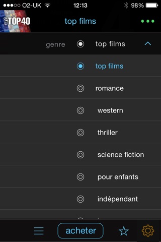 my9 Top 40 : FR film charts screenshot 4