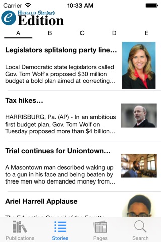 HeraldStandard.com e-Edition screenshot 2