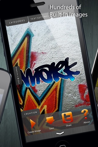 Graffiti Tag Creator - Custom Wallpapers/Backgrounds, Lock Screen & Home Screens screenshot 2