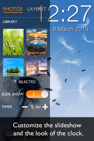 Design Photo Clock screenshot 4