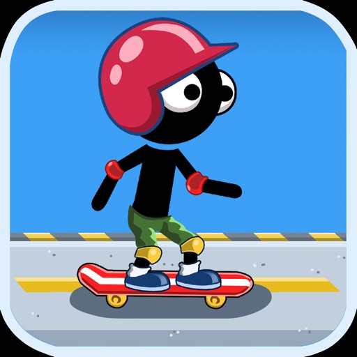 Stickman Race - FREE Jumpy Skating Game iOS App