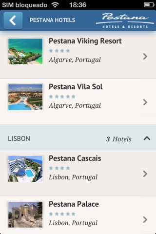 Pestana Hotels & Resorts screenshot 2