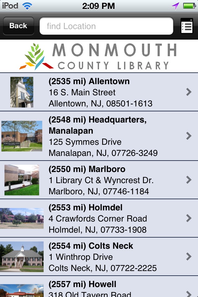 Monmouth County Library screenshot 3