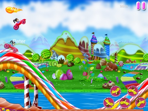 Racing Candy World Cars HD - Multiplayer Free Game screenshot 2