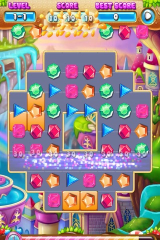Pop Jewels Deluxe HD - Match 3 Game Jem screenshot 2