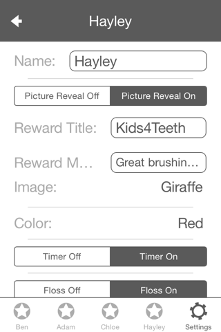 Tooth Brushing Calender and Timer for Kids screenshot 4