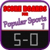 Score Boards: Popular Sports 1