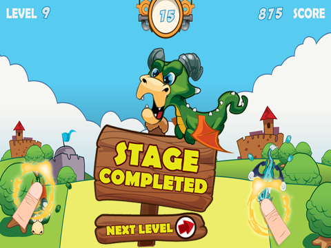 Flying Dragon HD - A High Velocity Lair Defense Game screenshot 3