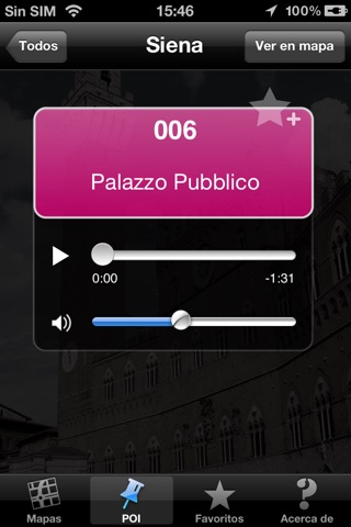 Siena audio guía turística (audio en español) screenshot 3