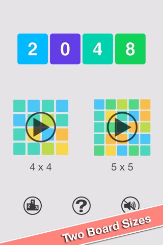 2048 - Power of Two - Merge the numbers in 4x4 or 5x5 matrix screenshot 4