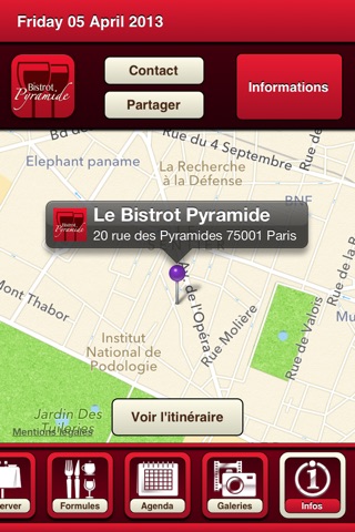 Bistrot Pyramide screenshot 4