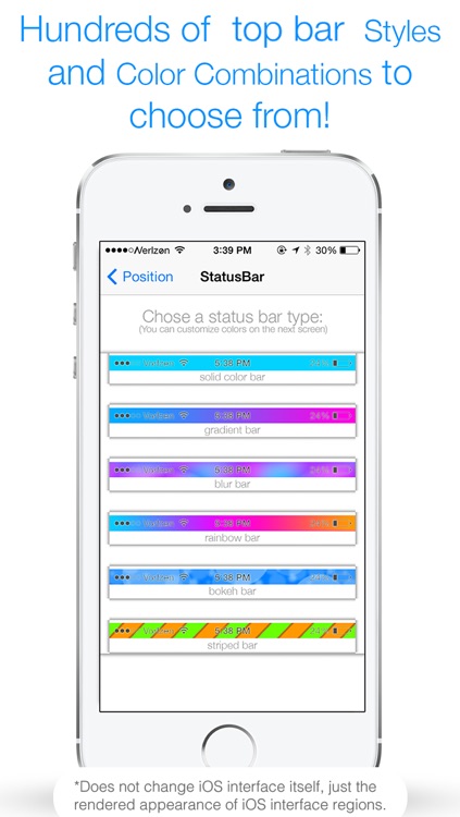 Chroma - Custom Status Bars Overlays For Your Wallpaper screenshot-3