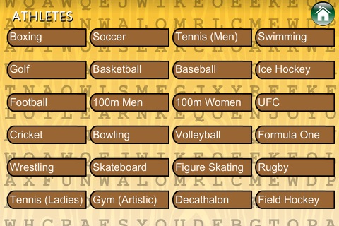 Word Search Sports screenshot 2