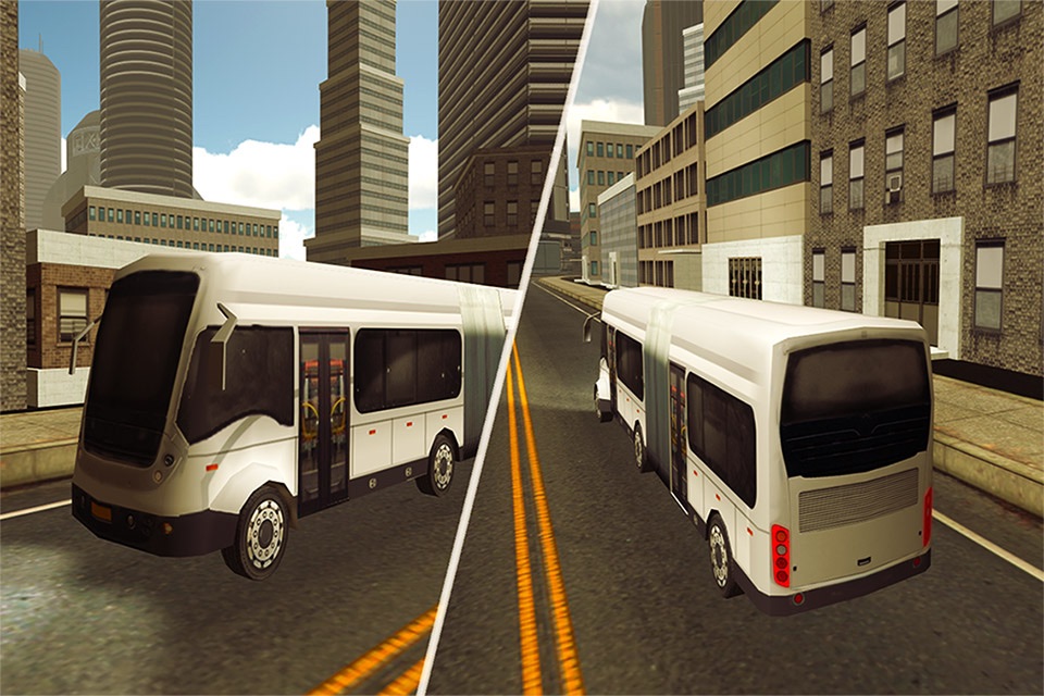 Real City Bus Driver 3D Simulator 2016 screenshot 3