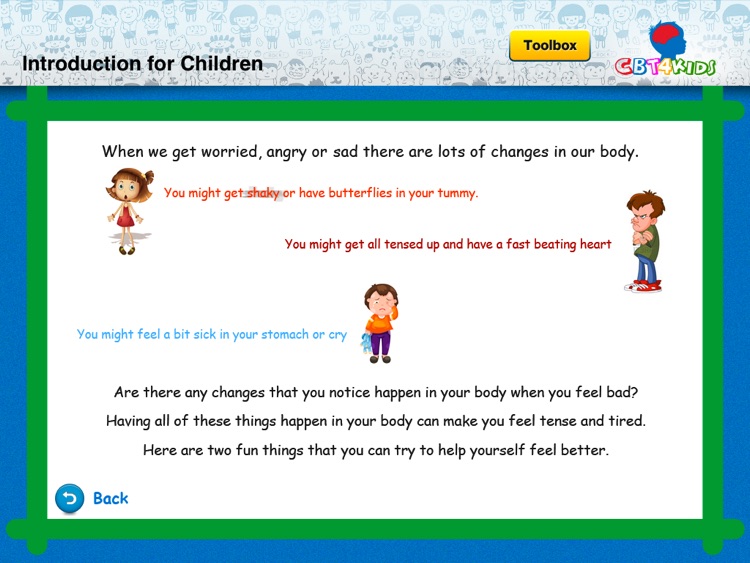 CBT4Kids Toolbox screenshot-3