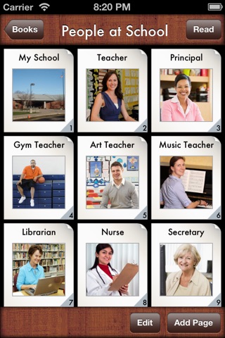 i Get... My School Vocabulary Photo Books screenshot 2