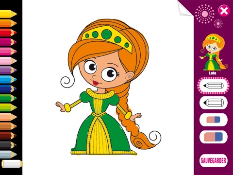 Color Princesses 2 Lite - Jeux de coloriage pour enfants screenshot 2