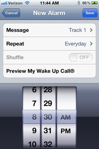 My Wellness Wake Up Call screenshot 2