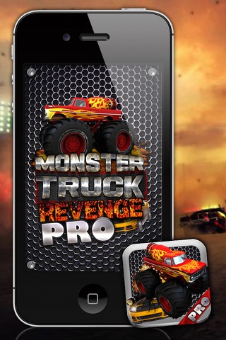 Monster Truck Furious Revenge PRO - A Fast Truck Racing Game! screenshot 3