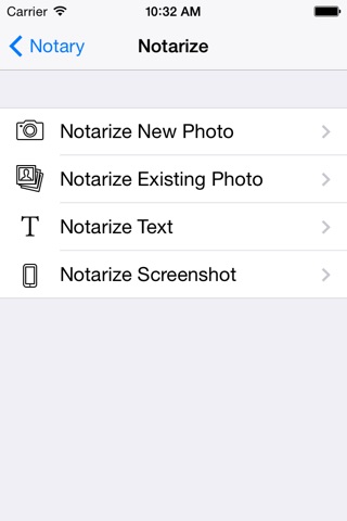 Notary screenshot 2