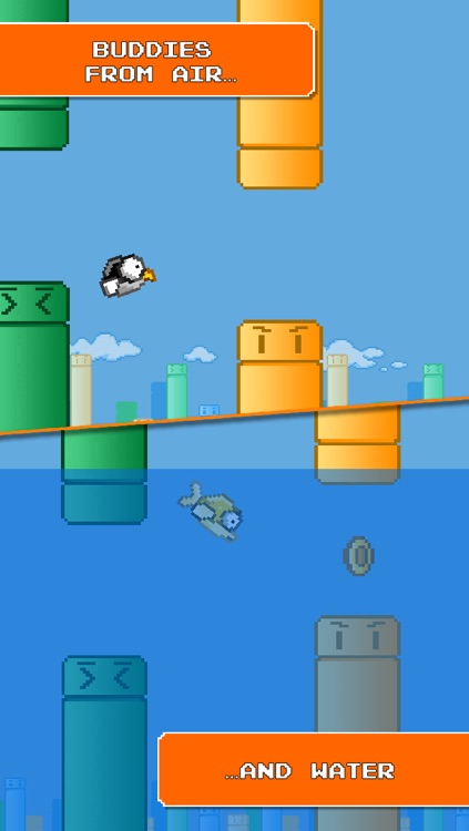 Flappy Buddies: A tiny bird and its fish friends adventure