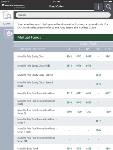 Manulife Mutual Funds screenshot 4