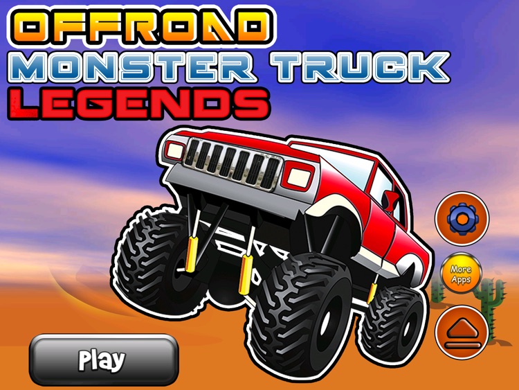 Awesome Offroad Monster Truck Legends - Racing in Sahara Desert HD