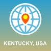 Kentucky, USA Map - Offline Map, POI, GPS, Directions