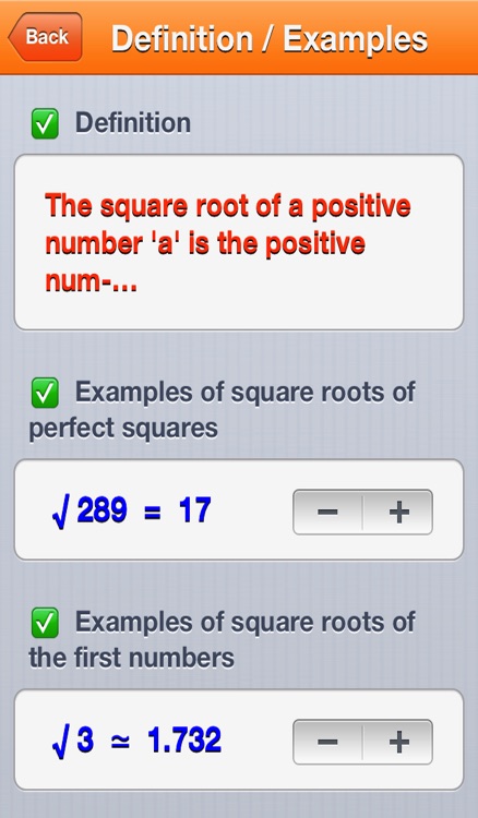 Square Roots