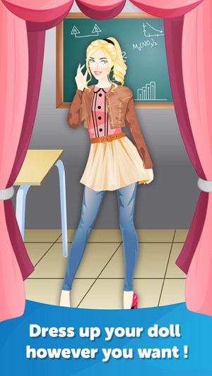 Nerd girl Dress Up-Fun Doll Makeover Game(圖2)-速報App