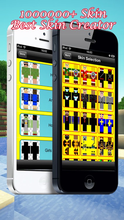 1000000+ Pocket Skins Catalog for Minecraft Edition