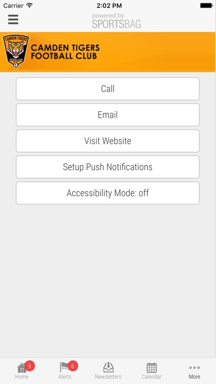 Camden Tigers Football Club screenshot-3