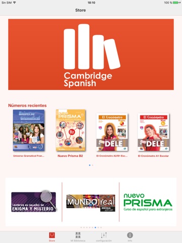 Cambridge Spanish Bookshelf screenshot 2