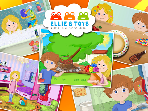 Ellie's Fun House -FREE- Educational Preschool children learning game ( 2 - 7 years old ) screenshot 2