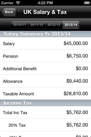 UK Salary & Tax screenshot 3