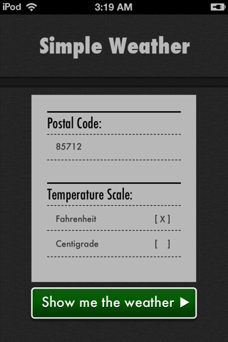 Simple Weather - Quick and Easy Weather! screenshot 2