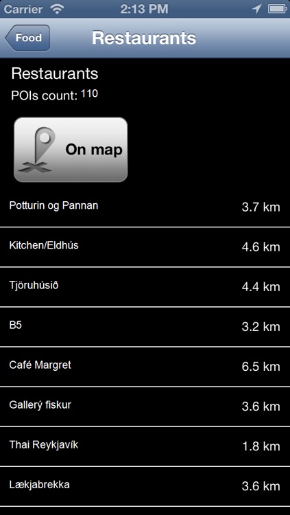 Iceland Offline Map - PLACE STARS screenshot-3
