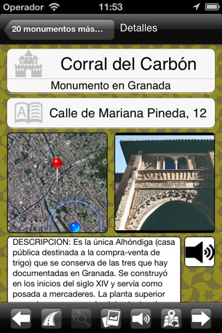 Audio-Guía de Granada - Tourapp Plus screenshot 2