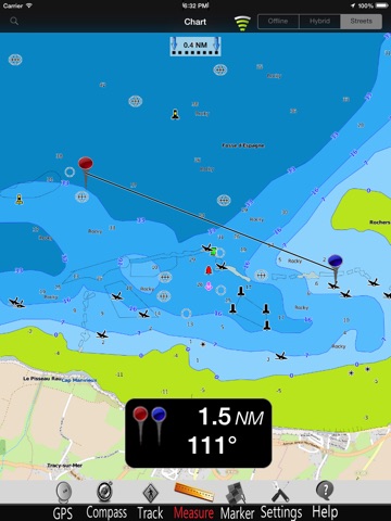 Lower Normandy GPS Charts Pro screenshot 4