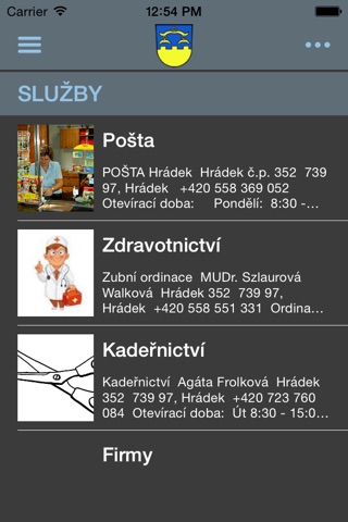 Obec Hrádek screenshot 4