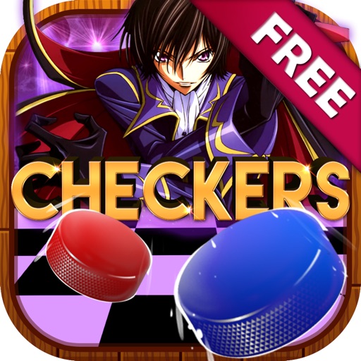 Checkers Board Manga & Anime Free - “ Code Geass Game with Friends Edition ”