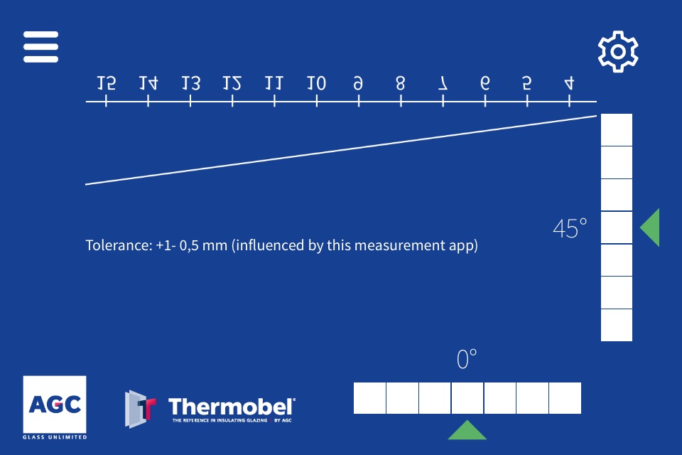 AGC Glass Measurement App screenshot 2