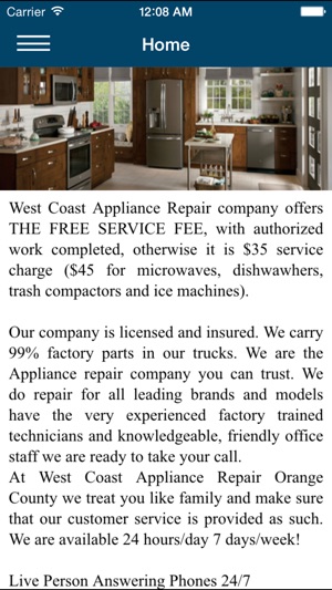 Westcoast Appliance Repair(圖3)-速報App