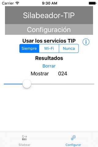 Silabeador TIP Pro screenshot 3
