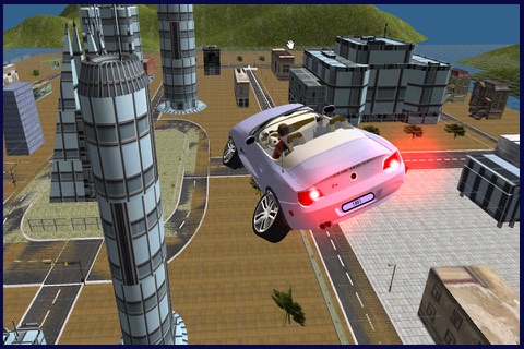 Flying Car Simulator - Futuristic Driving Stunts - Airplane Flight Pilot screenshot 2