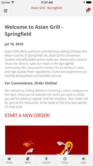 How to cancel & delete Asian Grill - Springfield Online Ordering from iphone & ipad 1