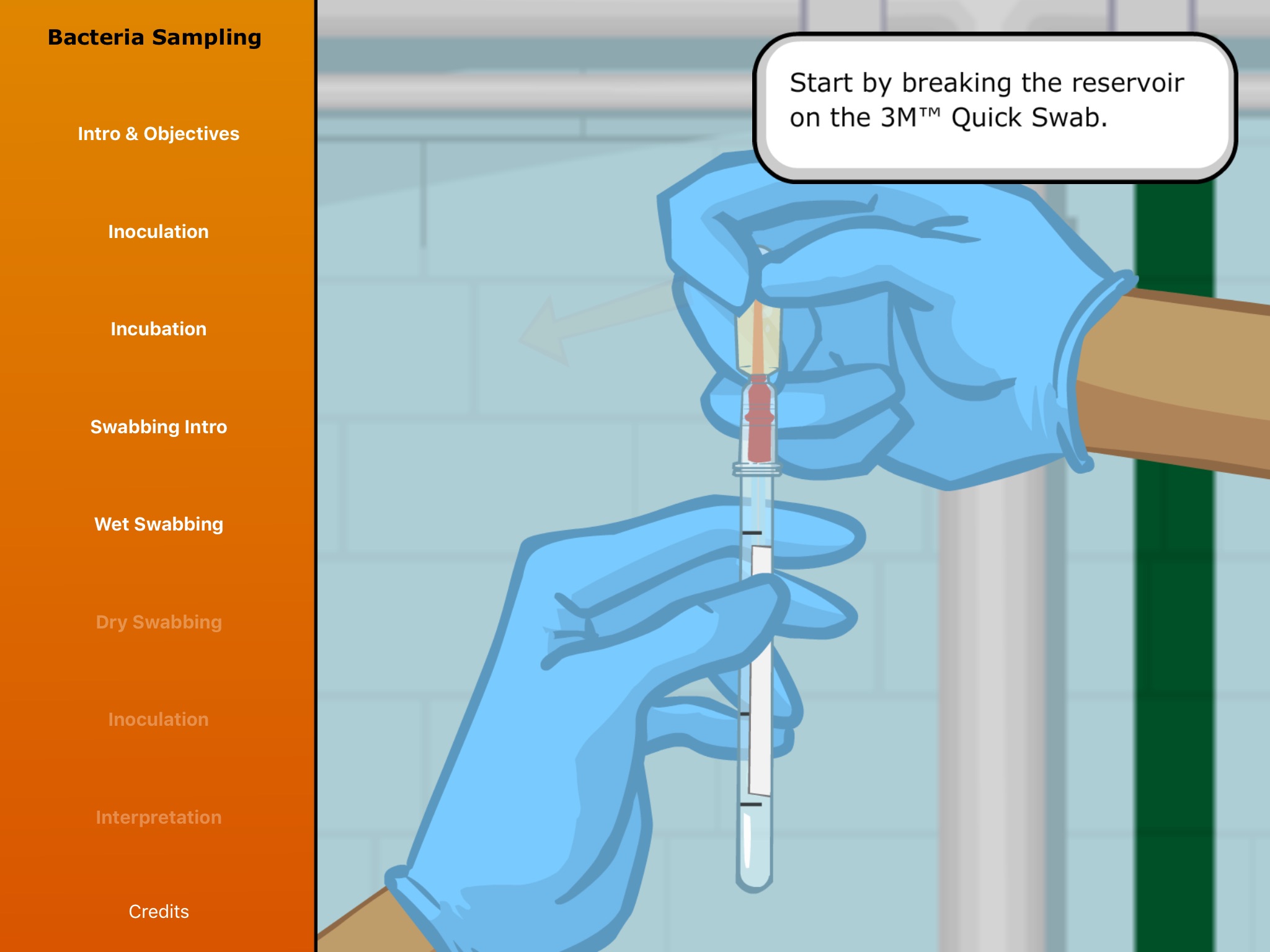 Virtual Labs: Bacteria Sampling screenshot 4