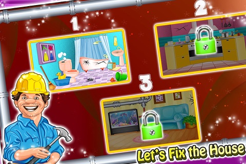 House Plumber Repairing – Repair & fix home sanitary in this kids game screenshot 2